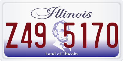 IL license plate Z495170