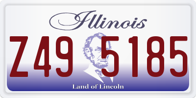 IL license plate Z495185