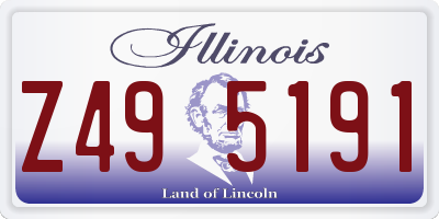 IL license plate Z495191