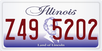 IL license plate Z495202
