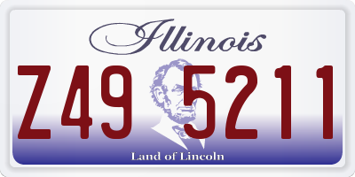 IL license plate Z495211
