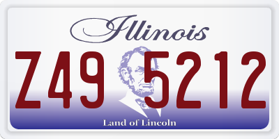 IL license plate Z495212