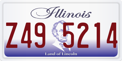 IL license plate Z495214
