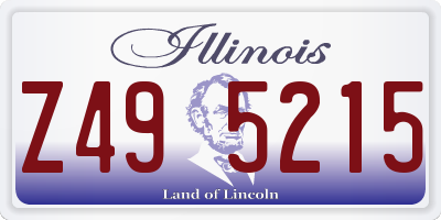 IL license plate Z495215