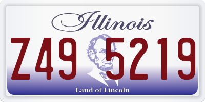 IL license plate Z495219