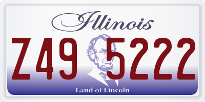 IL license plate Z495222