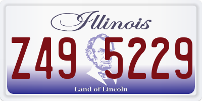 IL license plate Z495229