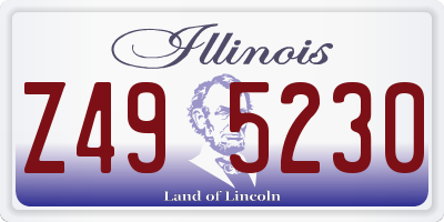 IL license plate Z495230