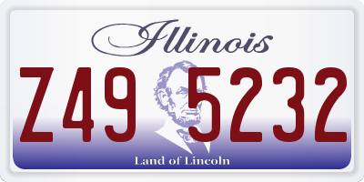 IL license plate Z495232
