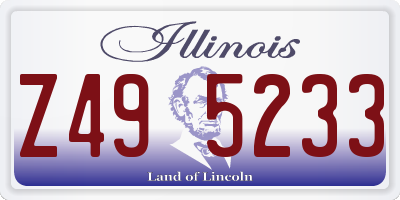 IL license plate Z495233