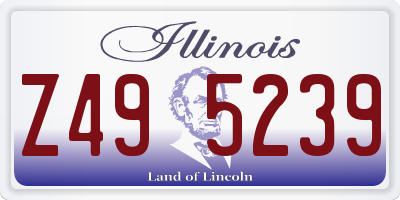 IL license plate Z495239
