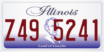 IL license plate Z495241