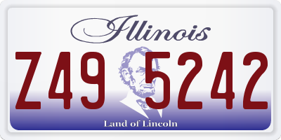 IL license plate Z495242