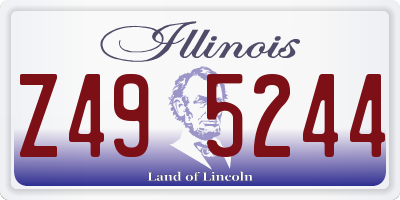 IL license plate Z495244