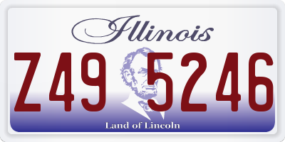 IL license plate Z495246