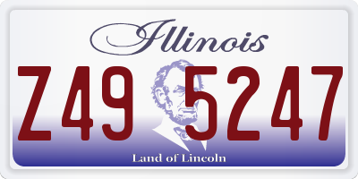 IL license plate Z495247