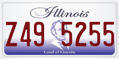IL license plate Z495255