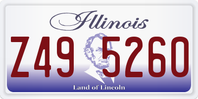 IL license plate Z495260