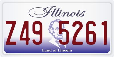 IL license plate Z495261