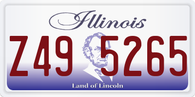 IL license plate Z495265