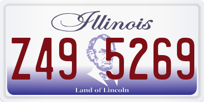 IL license plate Z495269