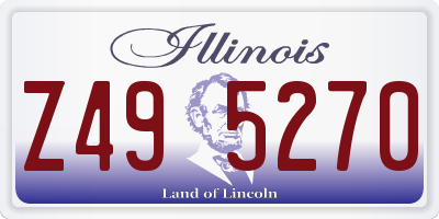 IL license plate Z495270