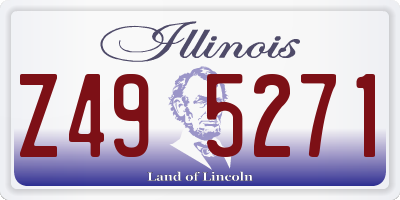IL license plate Z495271