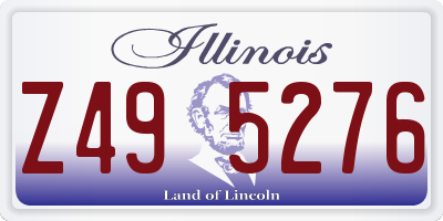 IL license plate Z495276
