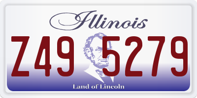 IL license plate Z495279