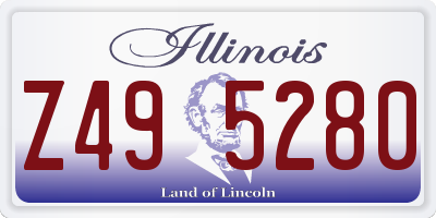 IL license plate Z495280