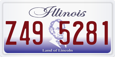 IL license plate Z495281