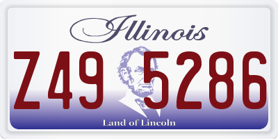 IL license plate Z495286