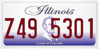IL license plate Z495301