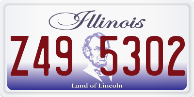 IL license plate Z495302