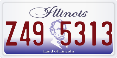 IL license plate Z495313