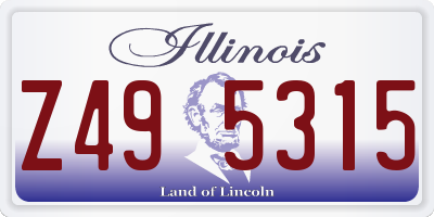 IL license plate Z495315