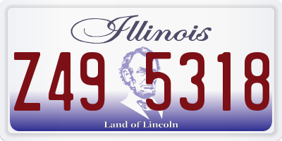 IL license plate Z495318