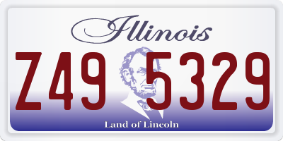 IL license plate Z495329