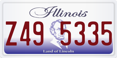 IL license plate Z495335