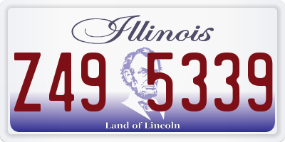 IL license plate Z495339