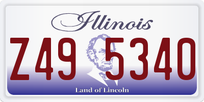 IL license plate Z495340