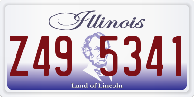 IL license plate Z495341