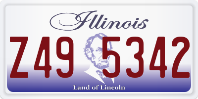 IL license plate Z495342