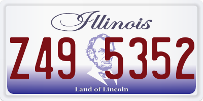 IL license plate Z495352