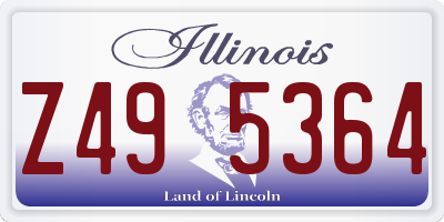 IL license plate Z495364