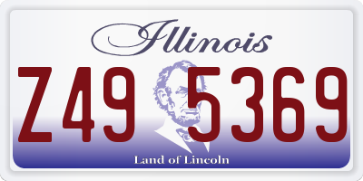 IL license plate Z495369