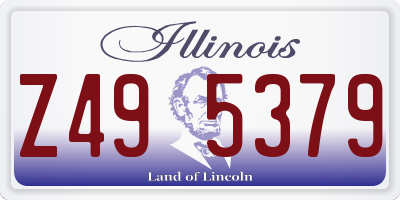 IL license plate Z495379