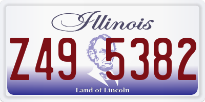 IL license plate Z495382