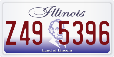 IL license plate Z495396