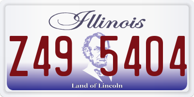 IL license plate Z495404
